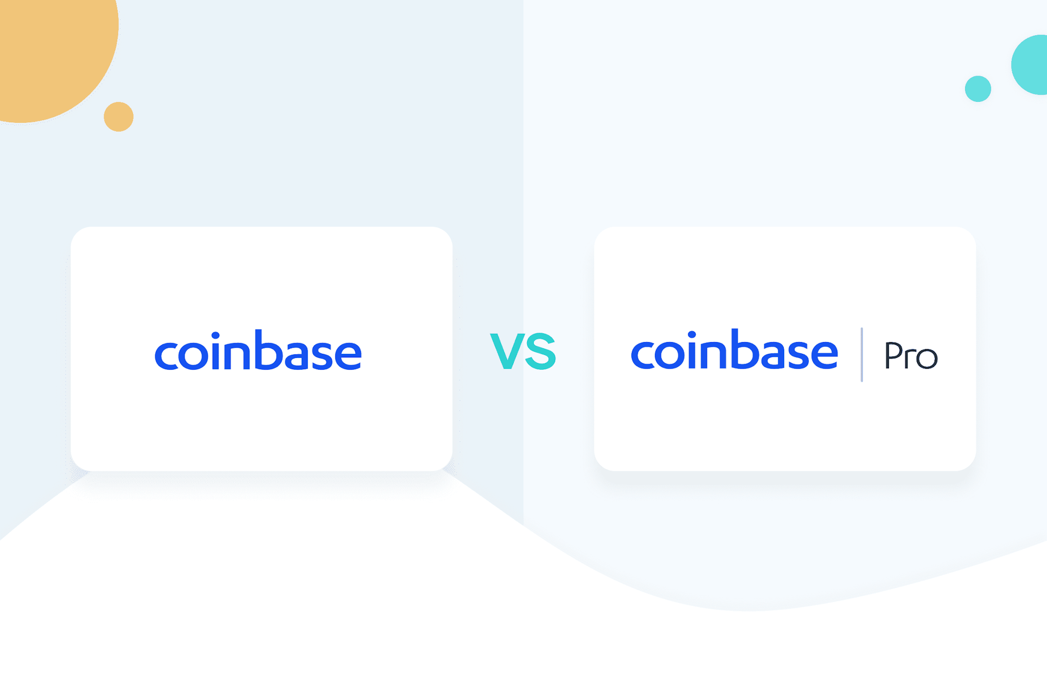 coinbase vs coinbase pro card