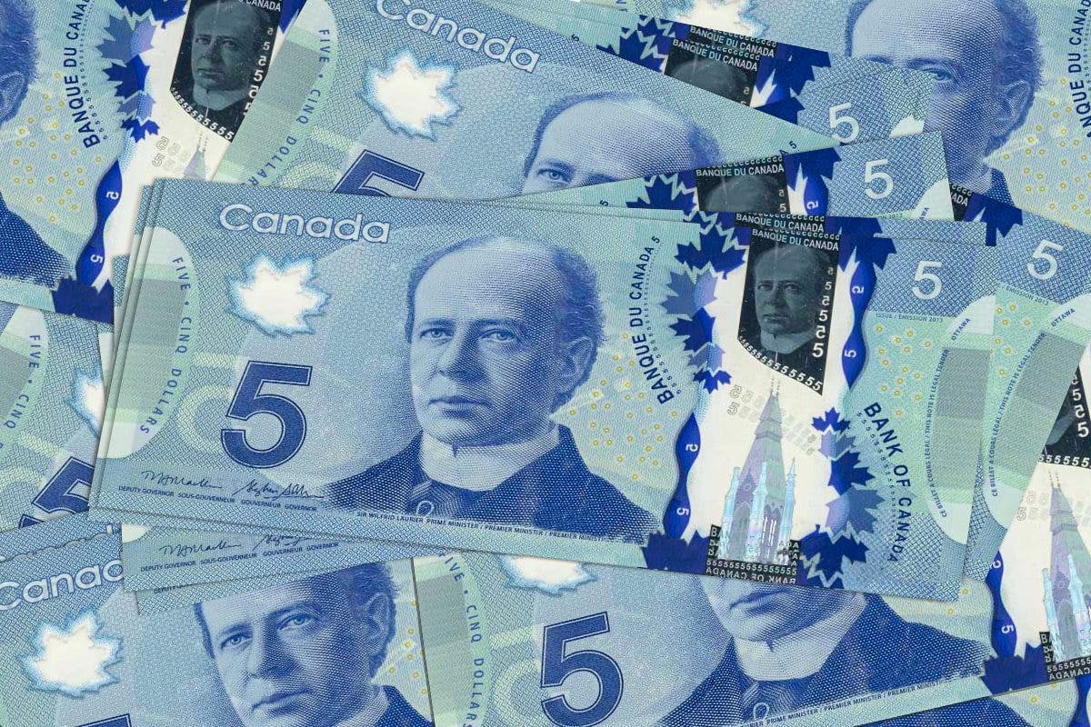 Canadian 5 Dollar Bill