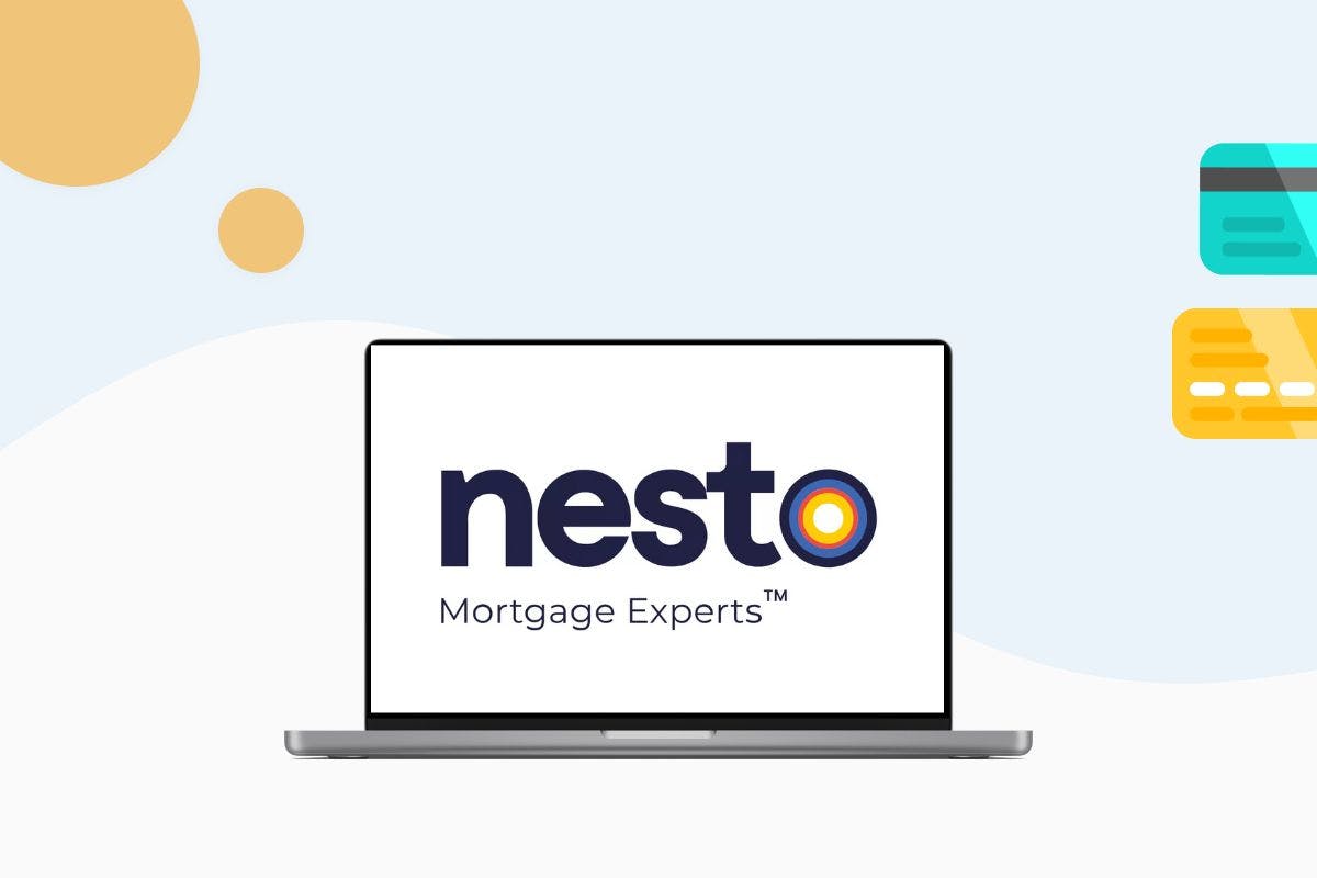 Nesto logo on a computer screen